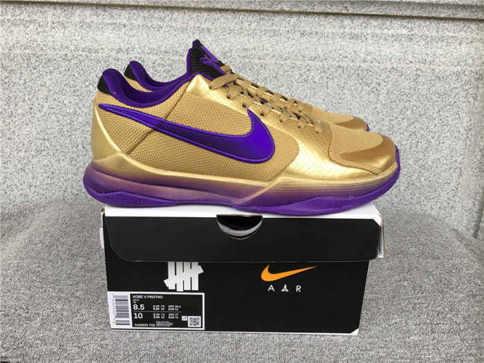 nike undefeated x zoom kobe 5 protro