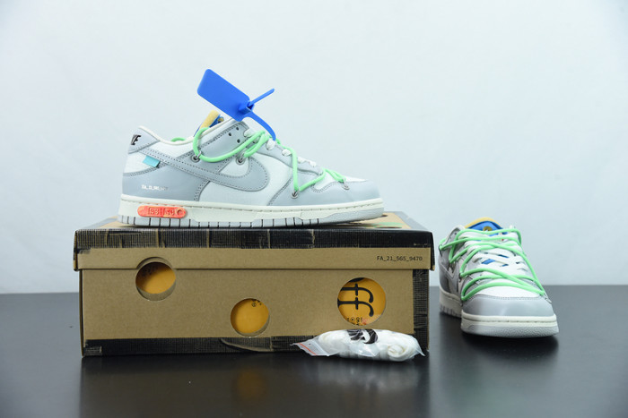 ow x dunk low 
